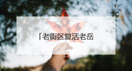 老街区复活老岳阳记忆 岳阳楼历史文化保护利用示范片区开街