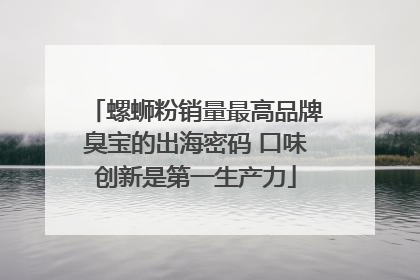 螺蛳粉销量最高品牌臭宝的出海密码 口味创新是第一生产力
