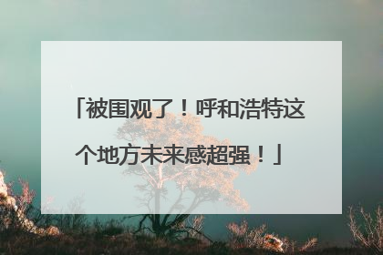 被围观了！呼和浩特这个地方未来感超强！