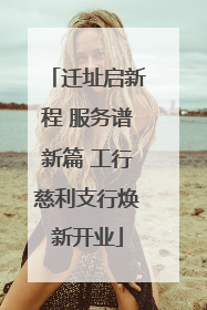 迁址启新程 服务谱新篇 工行慈利支行焕新开业