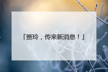 贾玲，传来新消息！