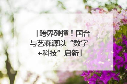 跨界碰撞！国台与艺森源以“数字+科技”启新