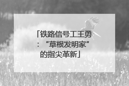 铁路信号工王勇：“草根发明家”的指尖革新