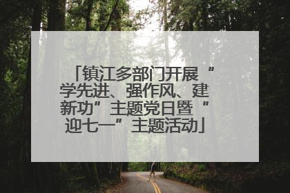 镇江多部门开展“学先进、强作风、建新功”主题党日暨“迎七一”主题活动
