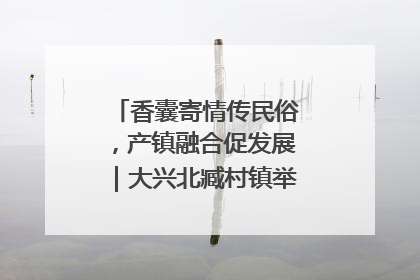 香囊寄情传民俗，产镇融合促发展｜大兴北臧村镇举办端午主题活动