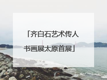 齐白石艺术传人书画展太原首展
