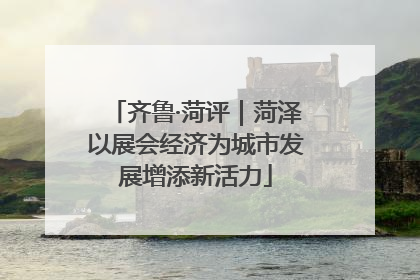齐鲁·菏评｜菏泽以展会经济为城市发展增添新活力