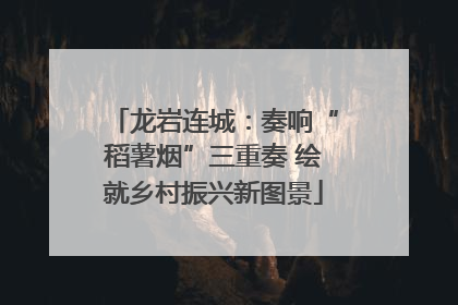 龙岩连城：奏响“稻薯烟”三重奏 绘就乡村振兴新图景