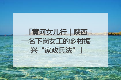 黄河女儿行｜陕西：一名下岗女工的乡村振兴“家政兵法”