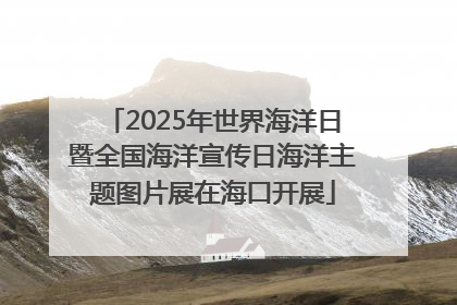 2025年世界海洋日暨全国海洋宣传日海洋主题图片展在海口开展