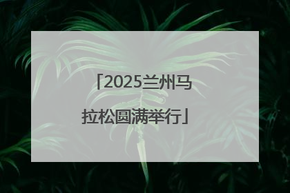 2025兰州马拉松圆满举行