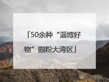 50余种“淄博好物”圈粉大湾区