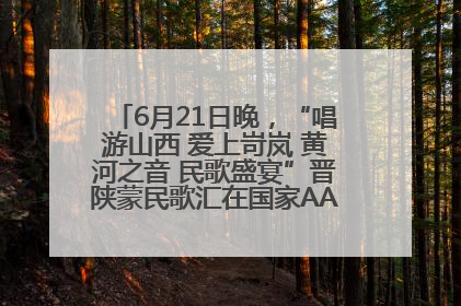 6月21日晚，“唱游山西 爱上岢岚 黄河之音 民歌盛宴”晋陕蒙民歌汇在国家AAA级景区——岢岚宋长城精彩上演