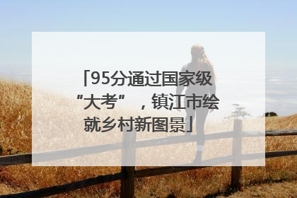 95分通过国家级“大考”，镇江市绘就乡村新图景